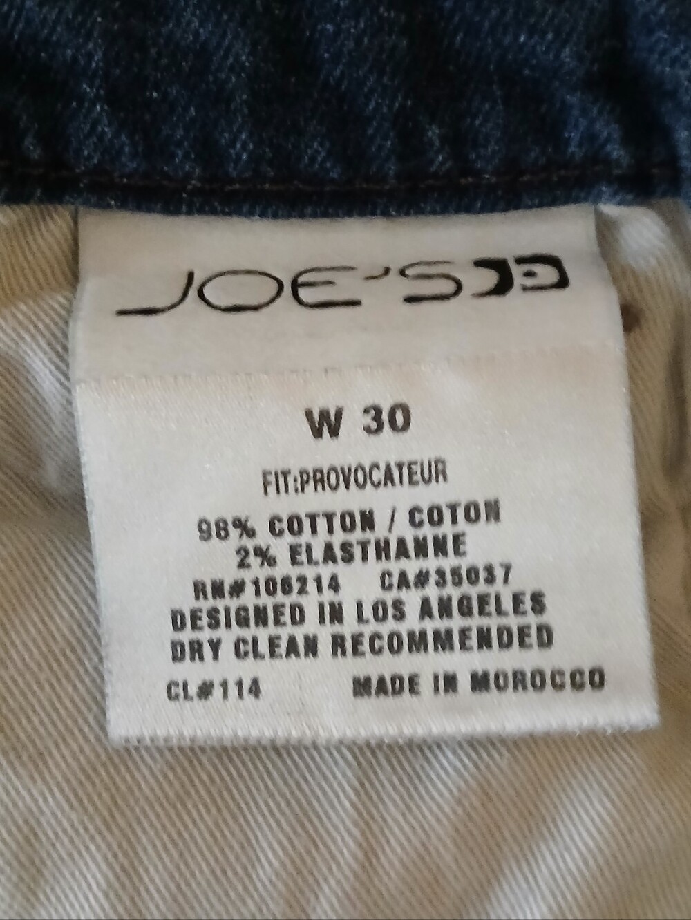 Y2k Vintage Joe's Jeans Women's Dark Blue Bootcut Jeans - Picture 3 of 4